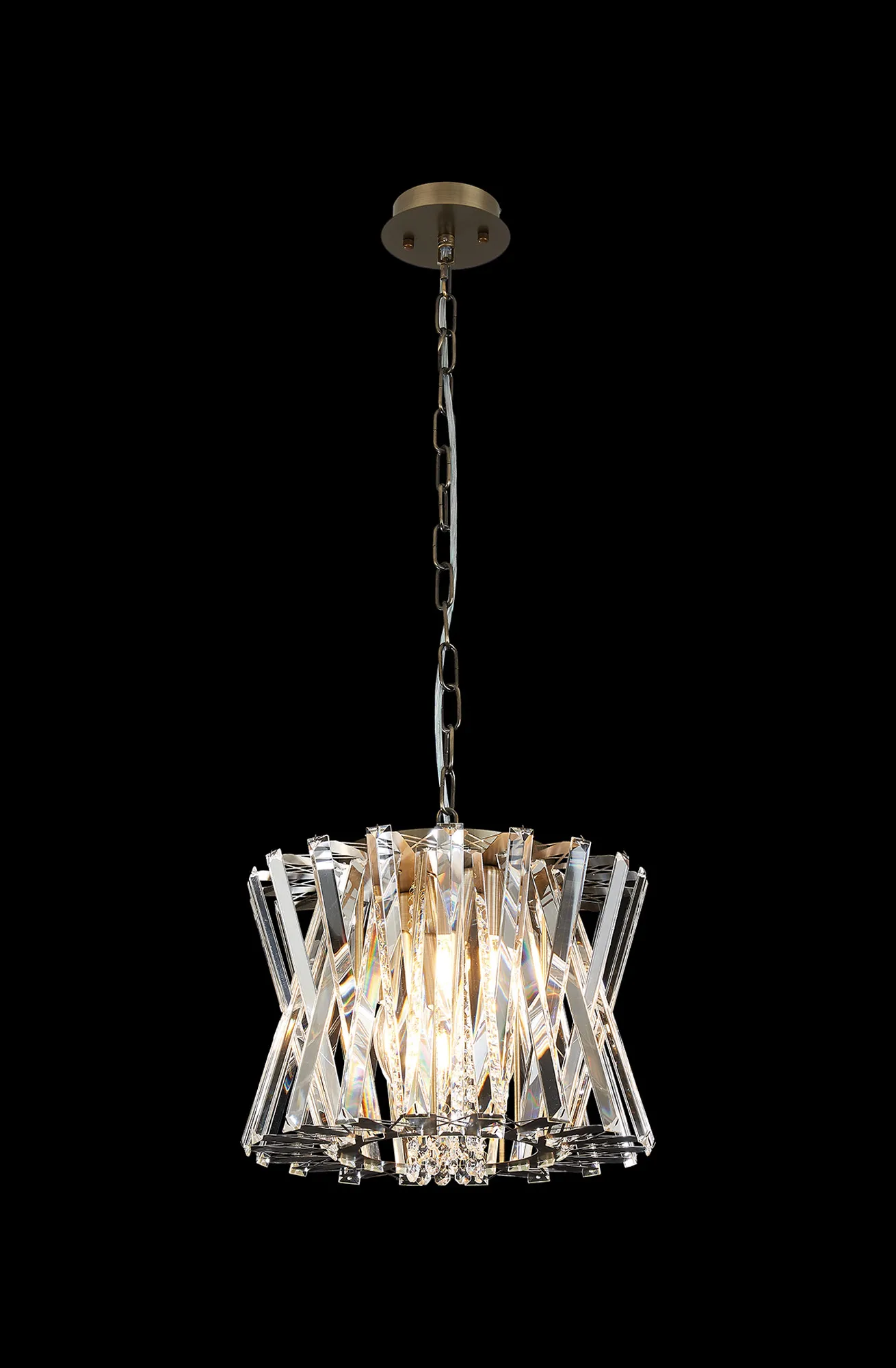 Faline Crystal Ceiling Lights Diyas Statement Crystal Fittings